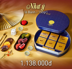 HỘP 6 BÁNH TRUNG THU GIVRAL NHƯ Ý